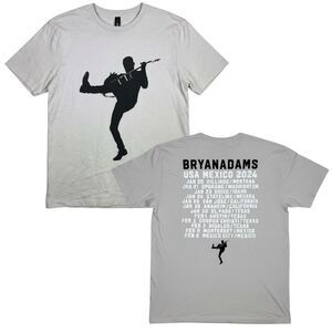 Bryan Adams T-Shirt Unisex Large So Happy It Hurts USA Mexico Tour Concert NEW